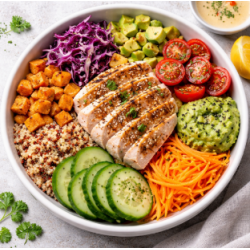 Bowl Fitness de Pollo