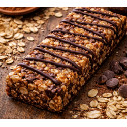 Oat and cocoa energy bar