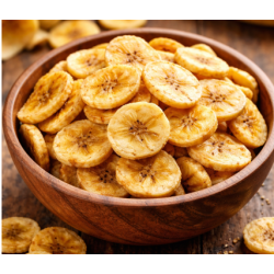 Dehydrated banana chips