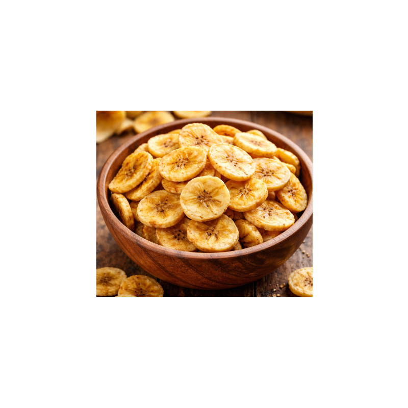 Dehydrated banana chips
